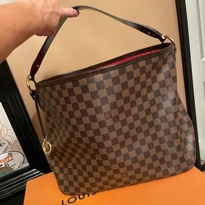 Louis Vuitton RARE damier ebene delightful MM